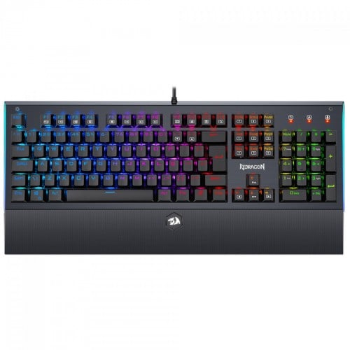 Teclado Mecânico Gamer Redragon Dark Aryaman V2, RGB, Switch Brown, ABNT2, Preto, K569RGB (PT-BROWN) V2