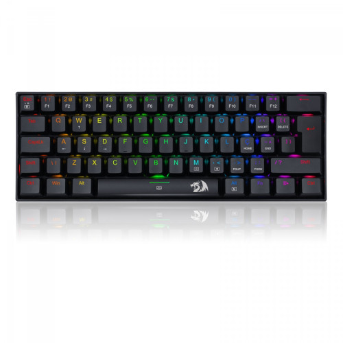 Teclado Mecânico Gamer Redragon Dragonborn, RGB, Switch Brown, Black ABNT 2, K630RGB-1 (PT-BROWN)