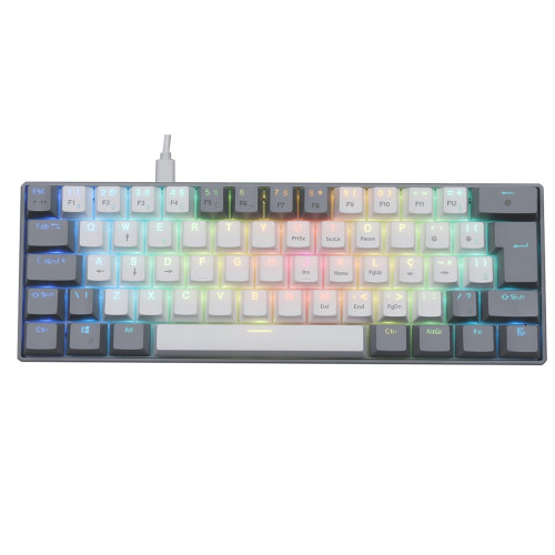 Teclado Mecânico Gamer SuperFrame Crepz, RGB, Switch Outemu Brown