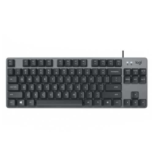 Teclado Mecânico Logitech K835 TKL, Linear, Alumínio, ANSI, Switch Red, 920-010086
