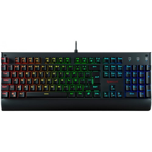 Teclado Mecânico Gamer Redragon Kala RGB, Switch Blue, ABNT-2, Full-Size, K557RGB