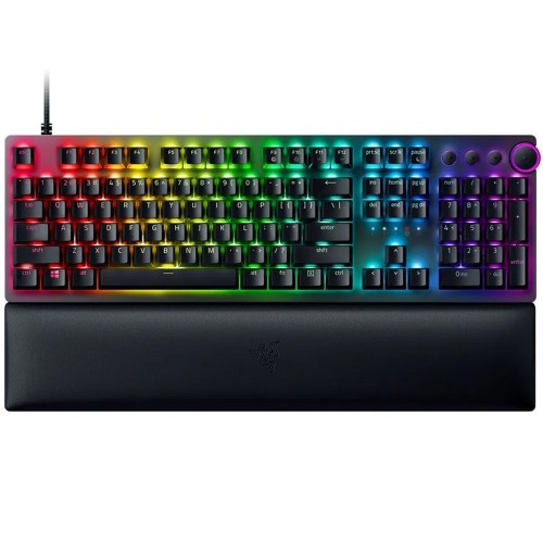 Teclado Óptico Gamer Razer Huntsman V2, Chroma RGB, Switch Red, US, Full Size, Preto