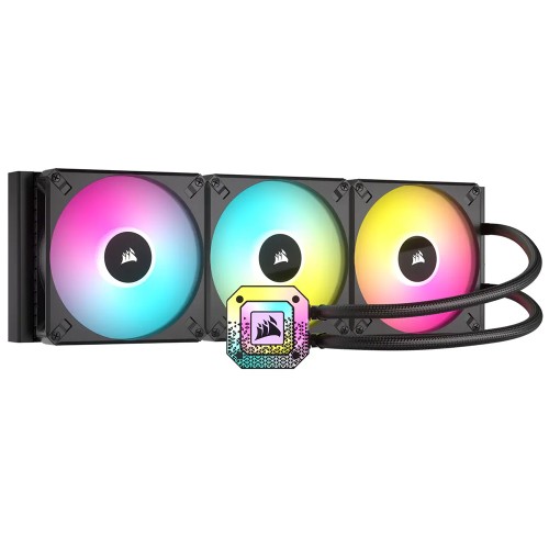 Water Cooler Corsair iCUE H170i Elite Capellix XT, RGB, 420mm, Intel-AMD, Black, CW-9060071-WW