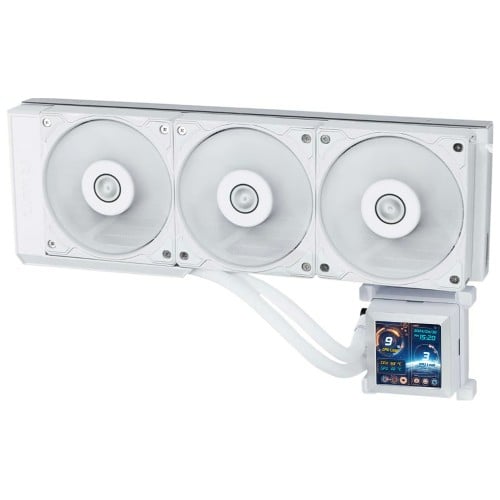 Water Cooler Lian Li Hydroshift LCD, 360mm, Com Display, Intel/AMD, Branco, HSLCD36SW