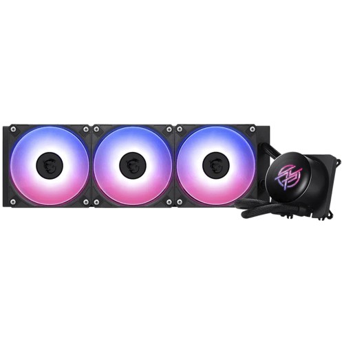 Water Cooler MSI MAG Coreliquid P13, ARGB, 360mm, Com Display LCD, Intel-AMD, Preto, 306-7ZWGA14-L80