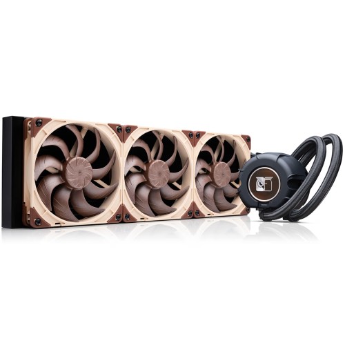 Water Cooler Noctua NL-LC1-42, 420mm, PWM, Intel-AMD, Preto e Marrom