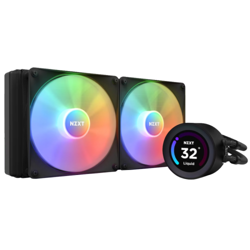 Water Cooler NZXT Kraken Elite 280 RGB, 280mm, Black, Intel-AMD, RL-KR28E-B1