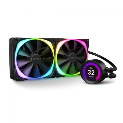 Water Cooler NZXT Kraken Z63 RGB, 280mm, Black, Intel-AMD, RL-KRZ63-R1