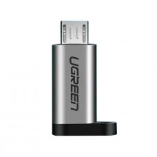 Adaptador Ugreen, Micro USB Para USB-C, Cinza, US282, 50590