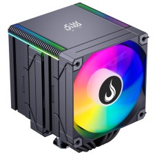 Air Cooler Para Processador Rise Mode Temp 6 Pro, ARGB, 120mm, Intel-AMD, Preto, RM-ACT6P-ARGB-B