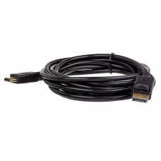 Cabo DisplayPort Para HDMI Ablewin, 1.8m, 1080p, Preto, AW-DPH02/PP-CDP-04