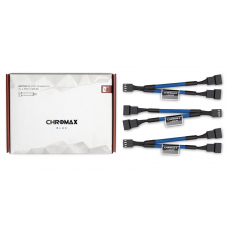 Cabo Extensor Para Fans Noctua, NA-SYC1, Chromax Blue, 3 Unidades