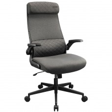 Cadeira Cougar Stryder, Ergonômica, Tecido, Cinza, CGR-STD-GRB