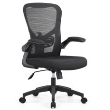 Cadeira de Escritório Dr. Office Daily, Mesh, Altura Ajustável, Suporta até 130kg, Preta, DR-CH-DLR1DBF