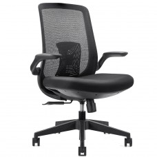 Cadeira De Escritório Dr. Office Versa, Ajustável, Mesh, Preto, DR-CH-VSR1DBF