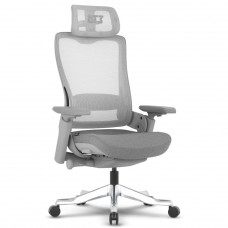 Cadeira De Escritório DT3 Adria, Ajustável, Ergonômica, 4D, Mesh, Cinza, 14728-2