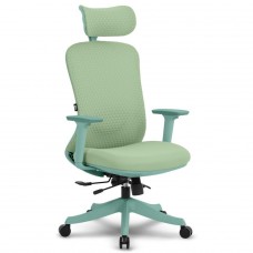 Cadeira de Escritório DT3 Atria Fresh Mint, Tecido Trinity, 3D, Ajustável, Verde