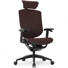 Cadeira De Escritório DT3 Iryna DF Bordô, Ajustável, Ergonômica, 5D, Tecido, 13935-1