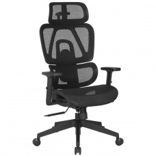 Cadeira De Escritório DT3 Valor, Ajustável, Ergonômica, Mesh, Preto