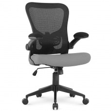 Cadeira De Escritório DT3 Vita, Ajustável, Ergonômica, Mesh, Preto e Cinza, 13907-0