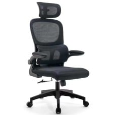 Cadeira de Escritório Rise Mode Office 14, Mesh, Ajustável, Preta, RM-CO-14-BK