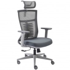 Cadeira Ergonômica Elements Vertta, Mesh, Reclinável, Cinza