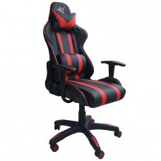 Cadeira Gamer BRX 702, Ajustável, Reclinável, Vermelho e Preto, CD-702RED