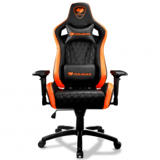 Cadeira Gamer Cougar Armor S, Reclinável, Black/Orange, 3MGC2NXB.0001