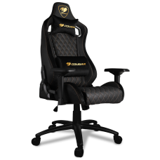 Cadeira Gamer Cougar Armor S Royal, Reclinável, Black/Golden, 3MASRNXB.0001