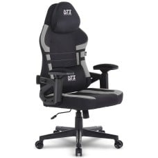 Cadeira Gamer DT3 GX, Ajustável, Tecido, Preto e Cinza, 14152-3