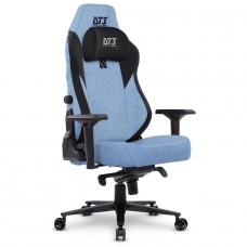 Cadeira Gamer DT3 Nero XL Cloud, Ajustável, 4D, Tecido, Azul e Preto, 13637-0