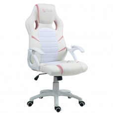 Imagem do Produto Cadeira Gamer Duex DX9002WP, Ajustável, Branca E Rosa, DX9002WP