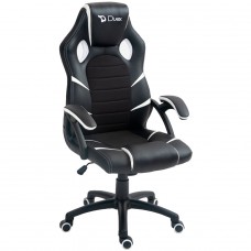 Cadeira Gamer Duex Infinite Boost DX9002BKW, Ajustável, Preto e Branco