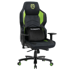 Cadeira Gamer Elements Magna TERRA, Reclinável, Black-Green