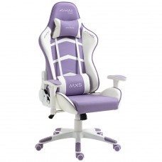 Cadeira Gamer MyMax MX5, Ajustável, 2D, Branco e Roxo, MGCH-MX5/PRWH