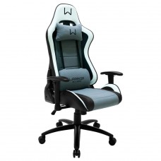Cadeira Gamer Sense Elite Multi Warrior, Ajustável, Reclinável, Azul, Branco e Preta, GA228