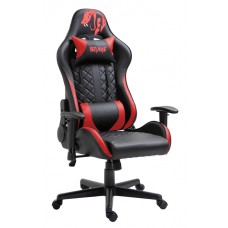Cadeira Gamer Snake Mamba Negra 9183, Reclinável, Black-Red