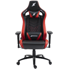 Cadeira Gamer SuperFrame Cleric, Reclinável, 4D, Preta e Vermelha