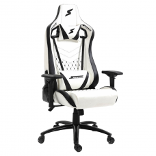 Cadeira Gamer SuperFrame Cleric, Reclinável, 4D, Branco e Preto