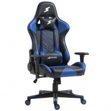 Cadeira Gamer SuperFrame Godzilla, Reclinável, Preto e Azul