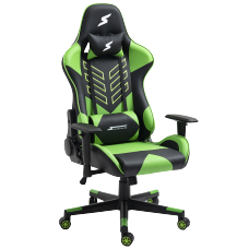 Cadeira Gamer SuperFrame Godzilla, Reclinável, Preto e Verde