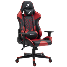 Cadeira Gamer SuperFrame Godzilla, Reclinável, Preto e Vermelho