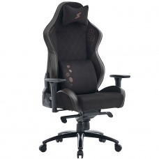 Cadeira Gamer SuperFrame Irish, Reclinável, 3D, Preta e Marrom, SF-CH-IRR3DBBF