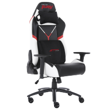 Cadeira Gamer SuperFrame Kingston Fury, Reclinável, 3D, Preta, Branca e Vermelha