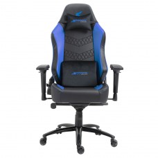 Cadeira Gamer SuperFrame Skylord, Reclinável, 4D, Suporta até 180KG, Preto e Azul, SFCD-SLBK/BL