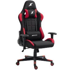 Imagem do Produto Cadeira Gamer SuperFrame Speed, Reclinável, Tecido, Preto E Vermelho