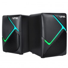 Caixa De Som Gamer Vinik Constelation, Rainbow, USB, 3.5mm, 2x3W, Preto, VSPKG6WCTL