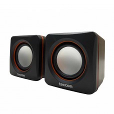 Caixa de Som Teccon, P2/USB, Preto, TC0074