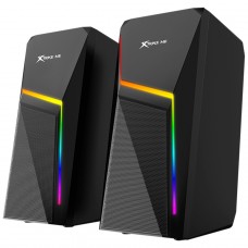 Caixa de Som Xtrike Me SK-503, RGB, 2x3W, P2/USB, Preto