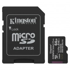 Cartão de Memória Kingston Canvas Select Plus Gen3, MicroSD 64GB, Classe 10, Com Adaptador, SDCS3/64GB